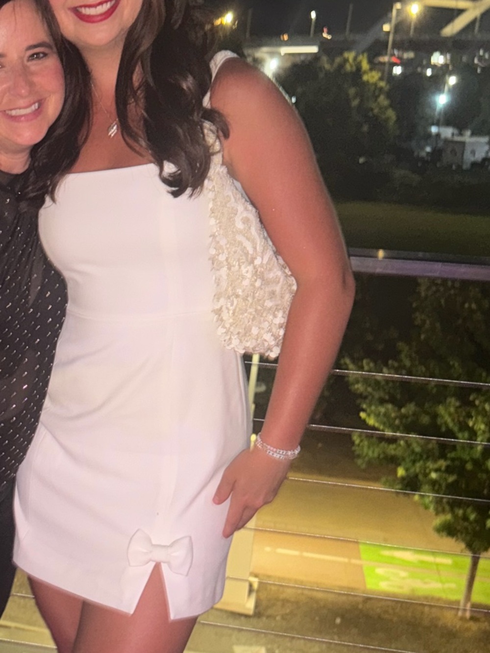 French Connection Cream Mini Dress - Picture 4 of 4